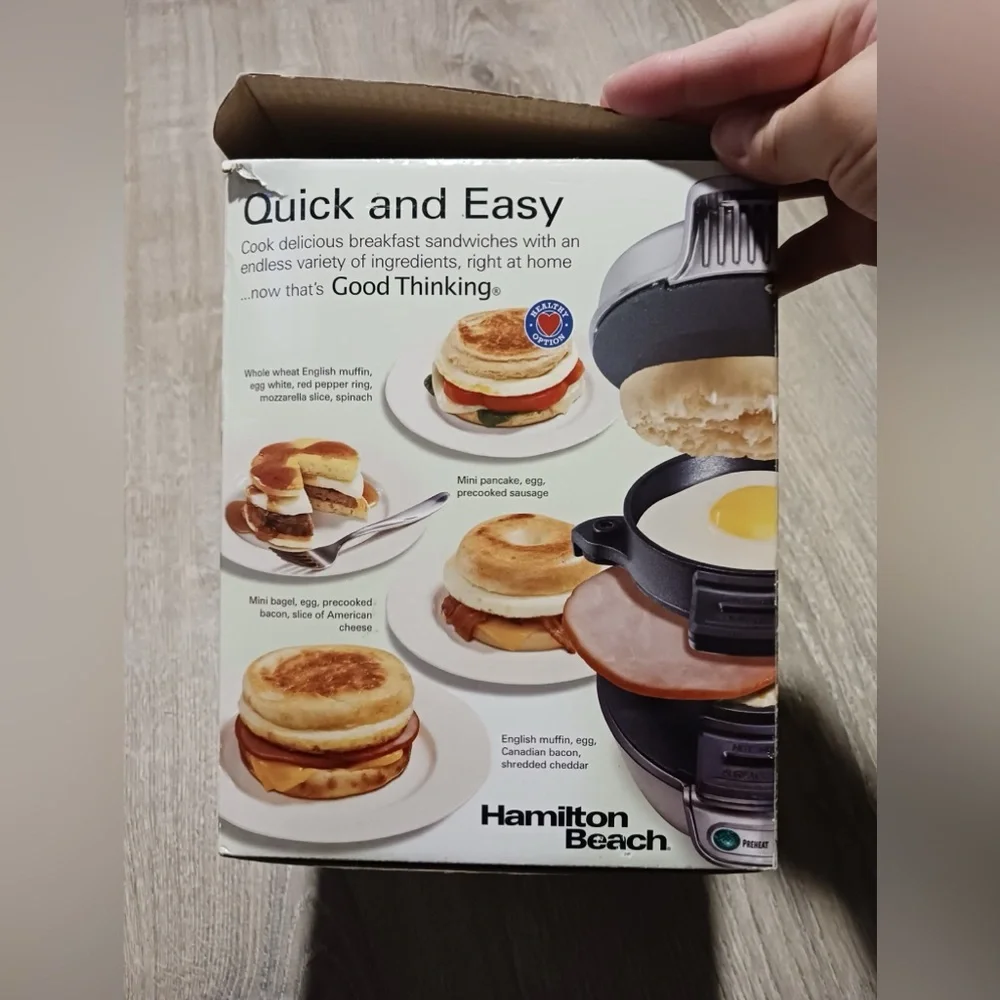 EUC Hamilton beach breakfast sandwich maker